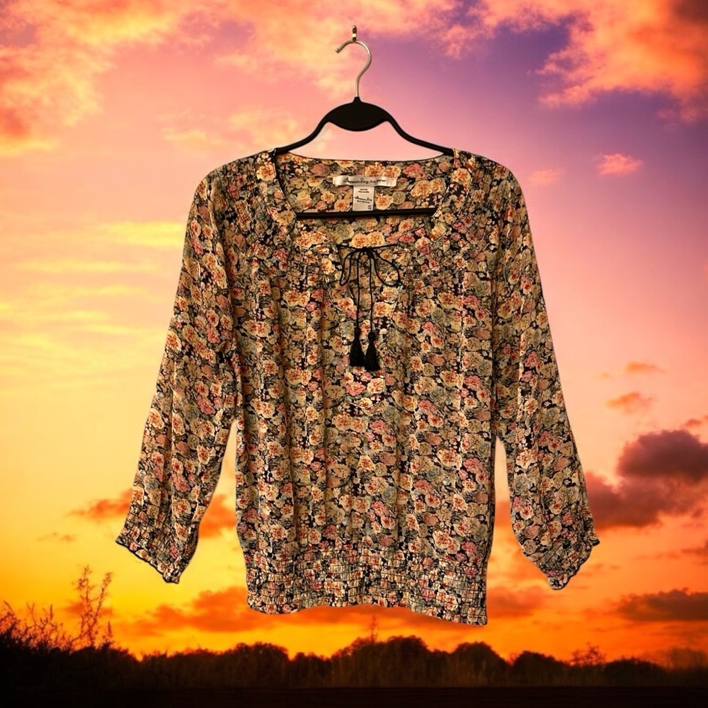 American Rag Floral Print Top